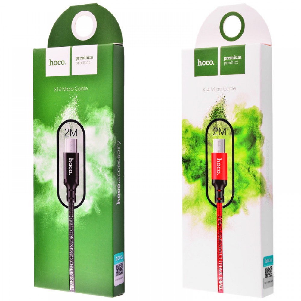 Дата кабель Hoco X14 Times Speed Micro USB Cable (2m)