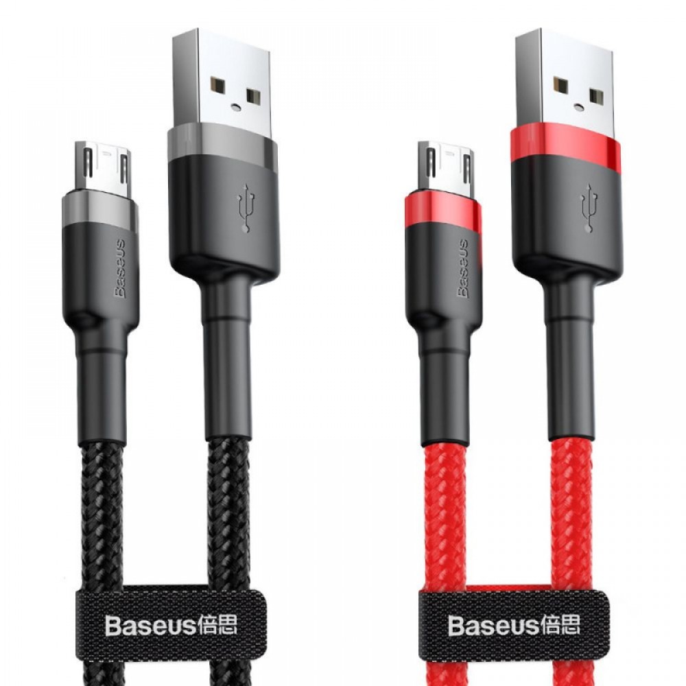 Дата кабель Baseus Cafule MicroUSB Cable 2.4A (1m) (CAMKLF-B)