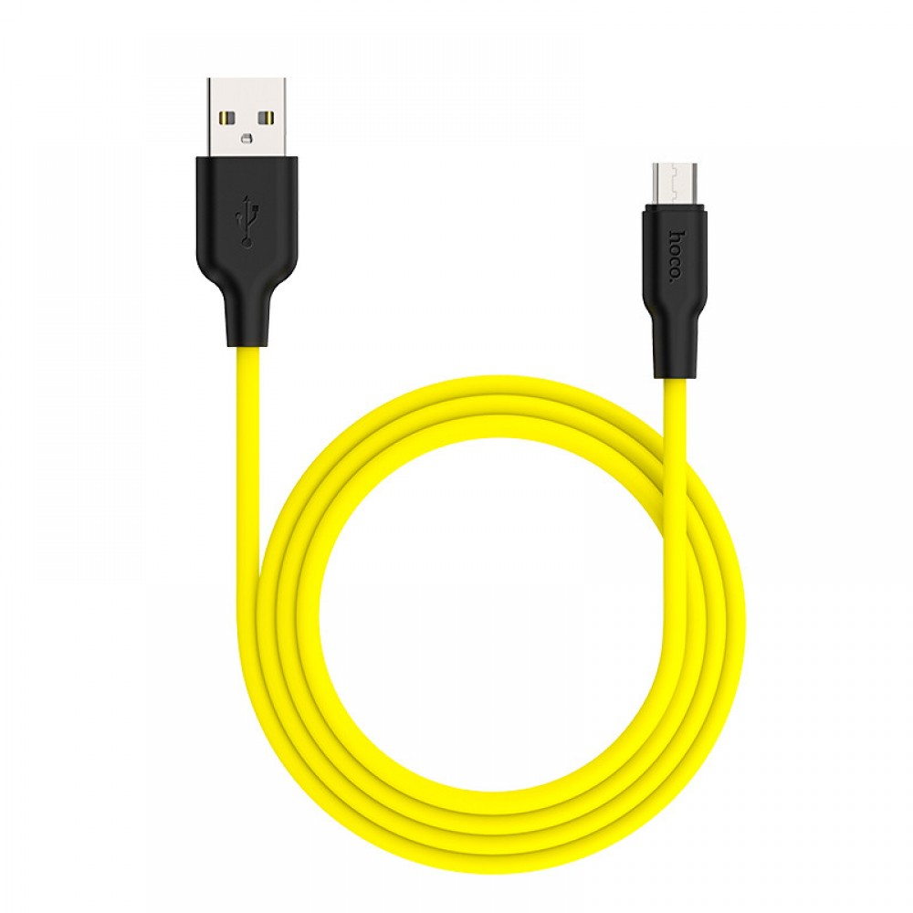 Дата кабель Hoco X21 Plus Silicone MicroUSB Cable (1m) Дата кабель Hoco X21 Plus Silicone MicroUSB Cable (1m)