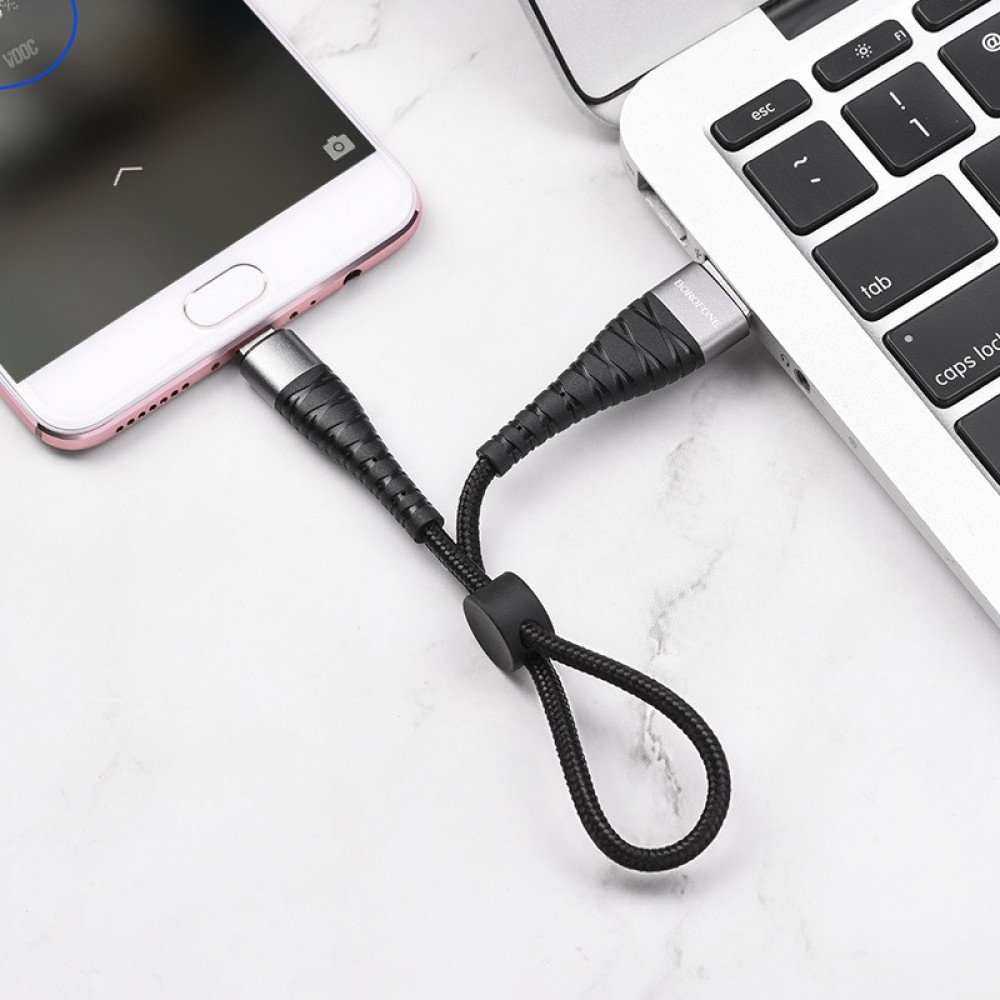 Дата кабель Borofone BX32 Munificent USB to MicroUSB (0.25m)