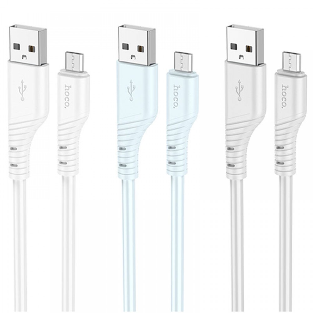 Дата кабель Hoco X97 Crystal color USB to MicroUSB (1m)