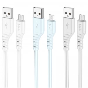 Дата кабель Hoco X97 Crystal color USB to MicroUSB (1m)