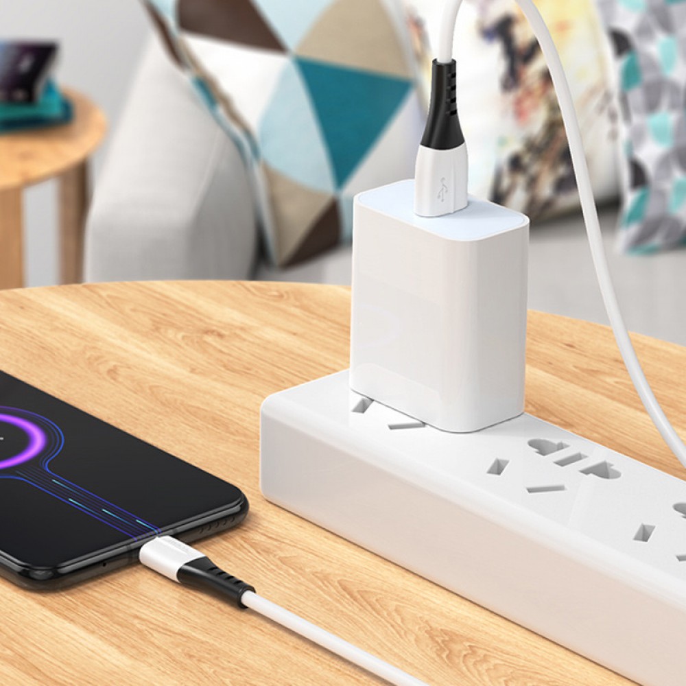 Дата кабель Hoco X82 Silicone USB to MicroUSB (1m)