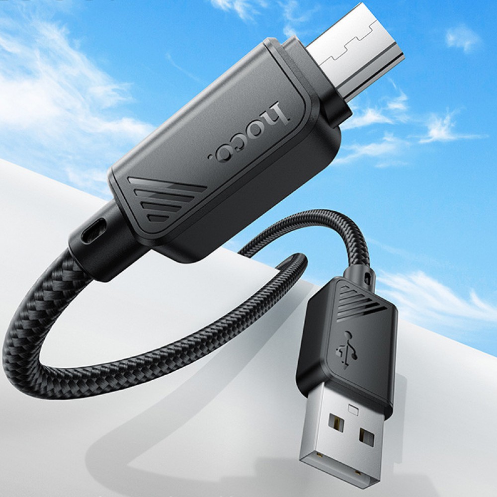 Дата кабель Hoco X113 Beneficio USB to MicroUSB (1m)