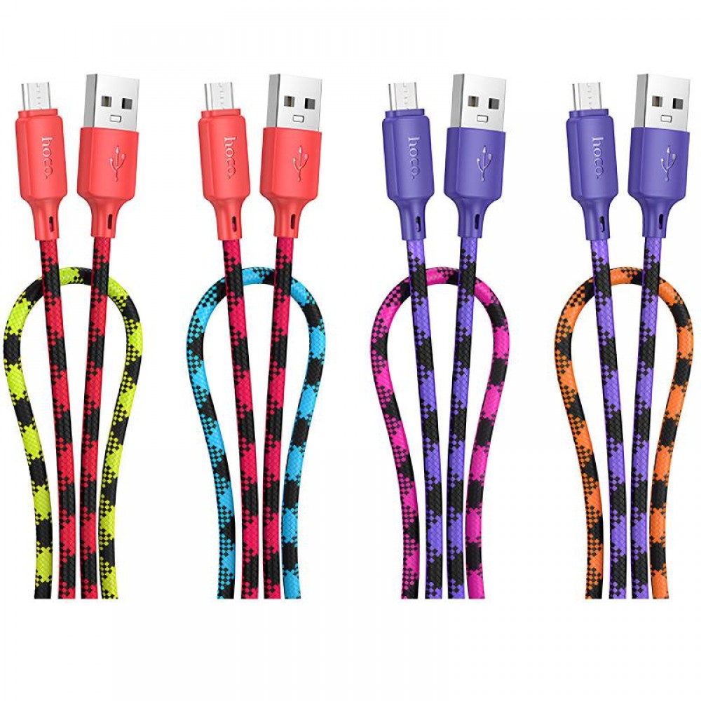 Дата кабель Hoco X116 Meridian USB to MicroUSB 2.4A (1m)