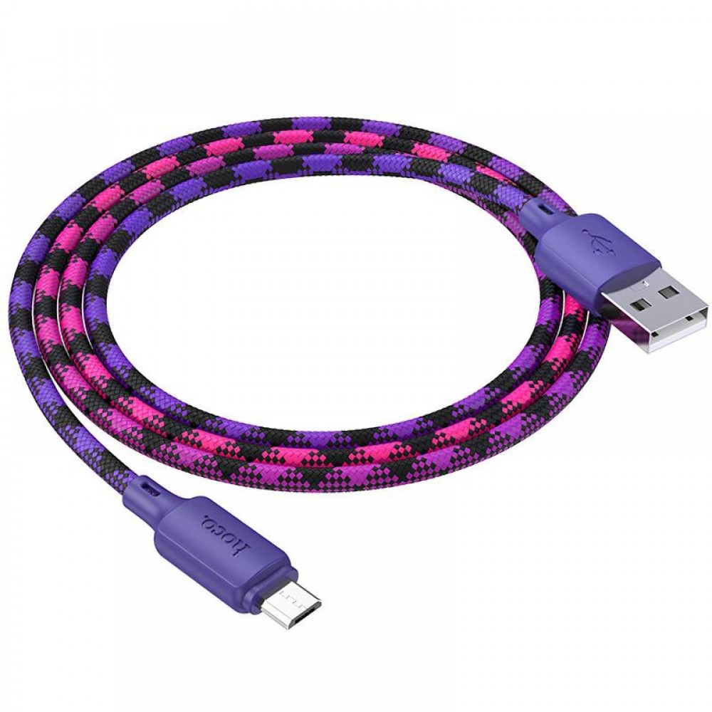 Дата кабель Hoco X116 Meridian USB to MicroUSB 2.4A (1m)