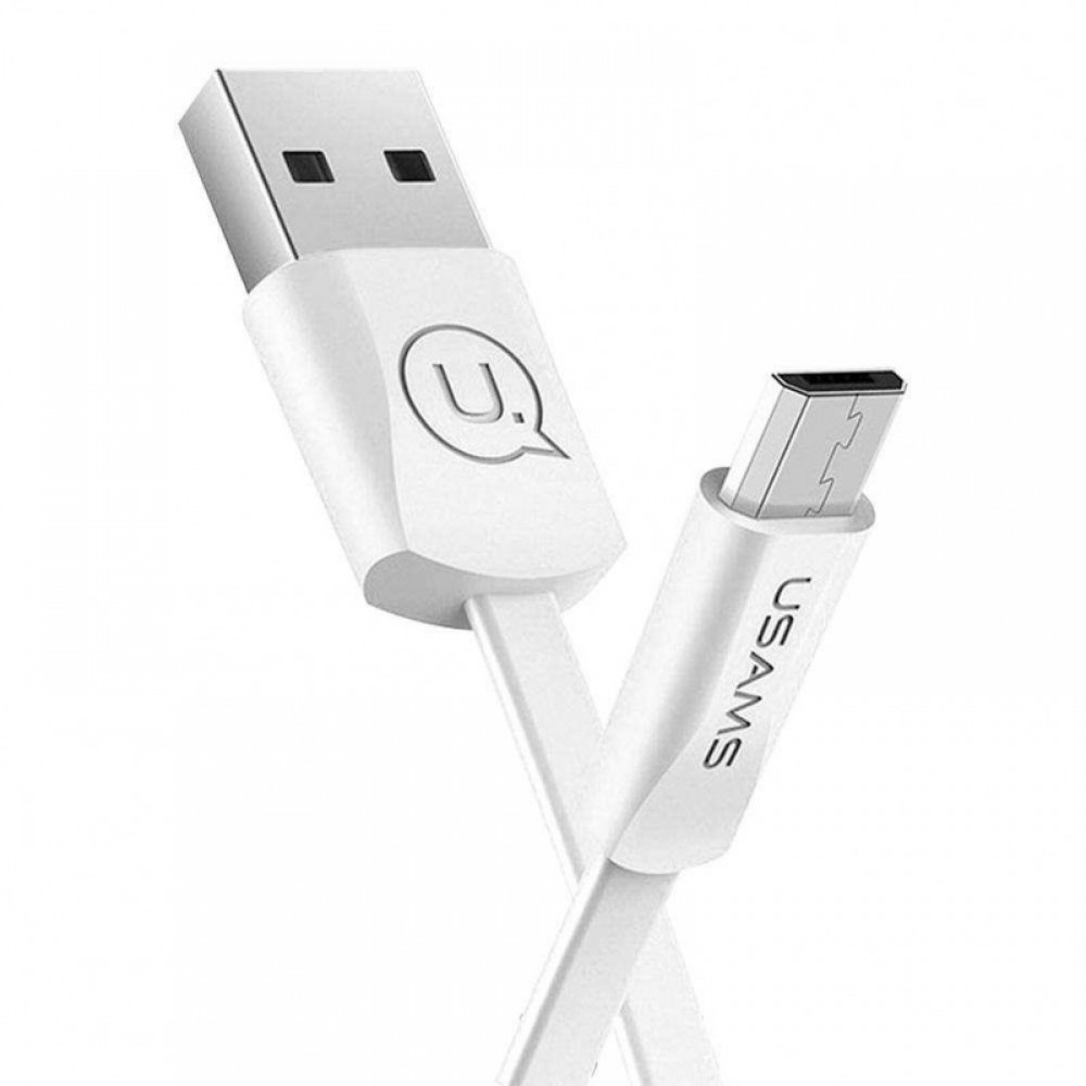 Дата кабель USAMS US-SJ201 USB to MicroUSB 2A (1.2m)