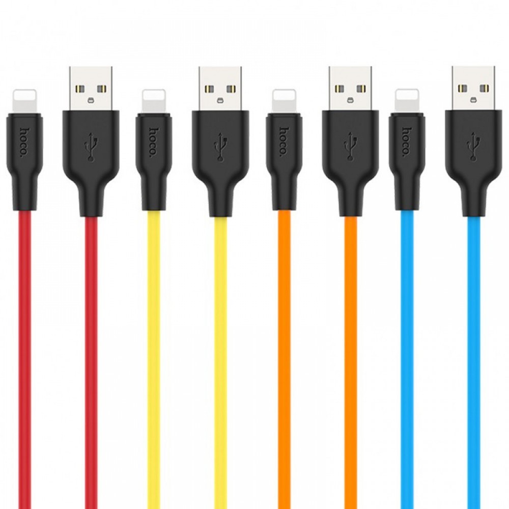 Дата кабель Hoco X21 Plus Silicone Lightning Cable (2m) Дата кабель Hoco X21 Plus Silicone Lightning Cable (2m)