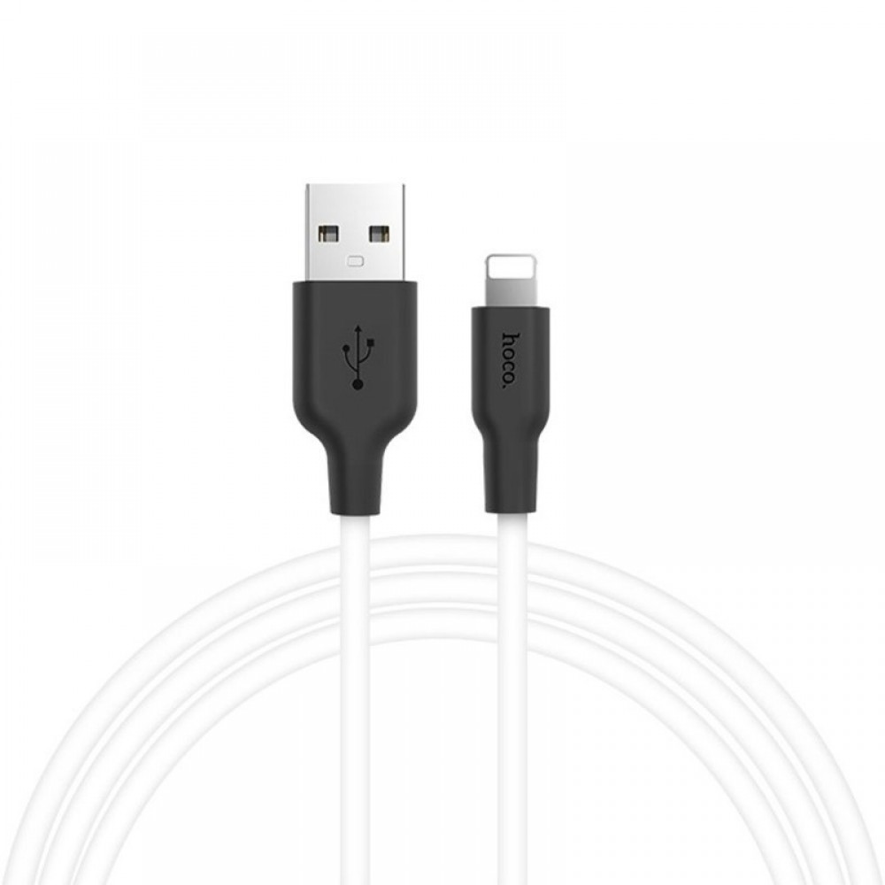 Дата кабель Hoco X21 Plus Silicone Lightning Cable (1m)