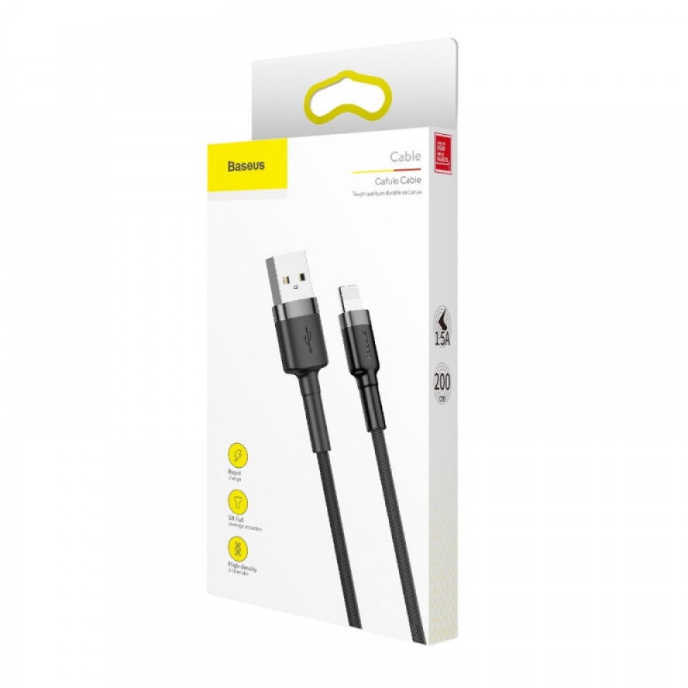 Дата кабель Baseus Cafule Lightning Cable 1.5A (2m) (CALKLF-C)