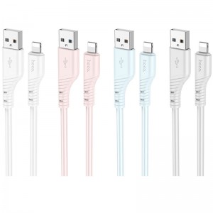 Дата кабель Hoco X97 Crystal color USB to Lightning (1m)
