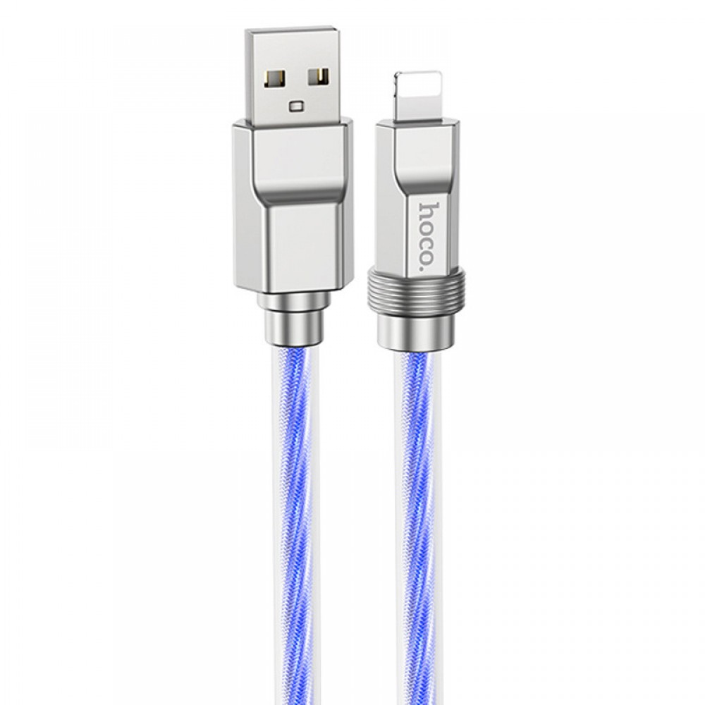 Дата кабель Hoco U113 Solid 2.4A USB to Lightning (1m)