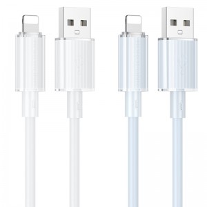 Дата кабель Borofone BX112 Lemon USB to Lightning 2.4A (1m)