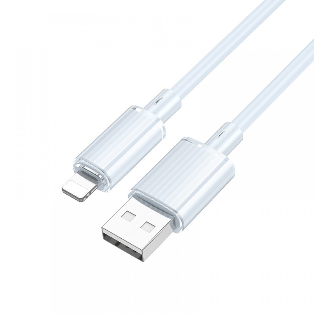 Дата кабель Borofone BX112 Lemon USB to Lightning 2.4A (1m)