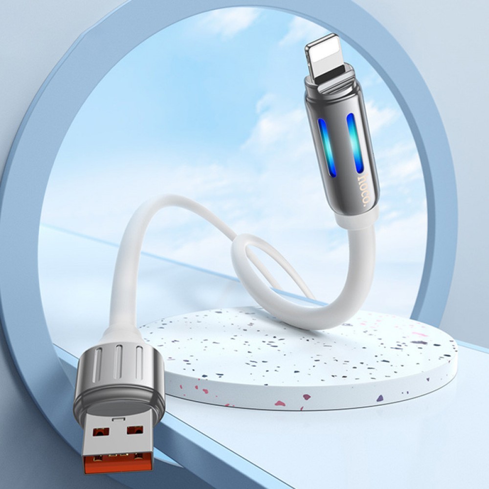 Дата кабель Hoco U136 Prize USB to Lightning 2.4A (1.2m)