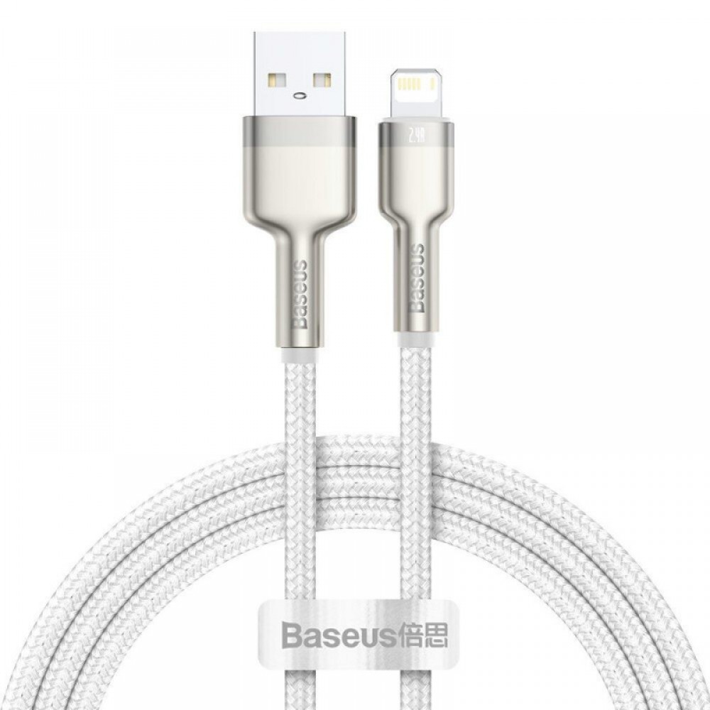 Дата кабель Baseus Cafule Series Metal USB to Lightning 2.4A (1m) (CALJK-A0)