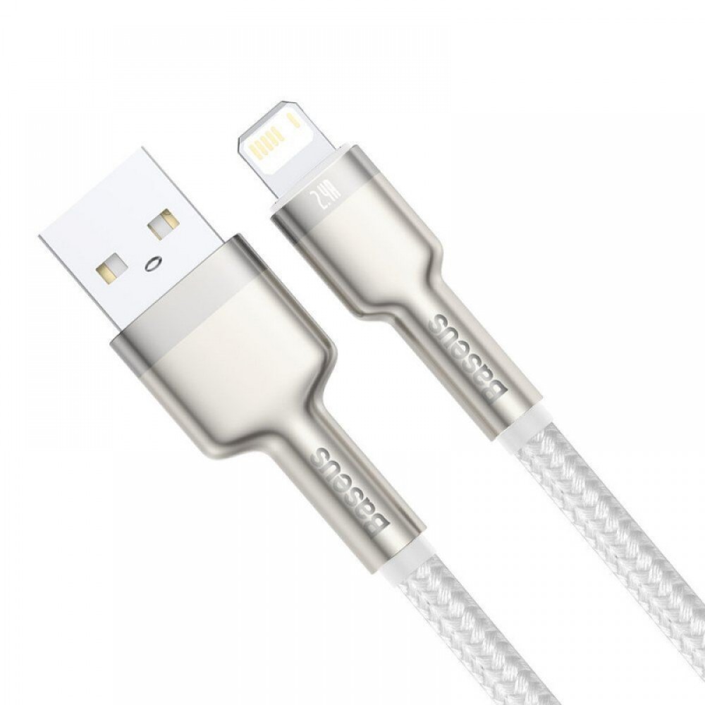 Дата кабель Baseus Cafule Series Metal USB to Lightning 2.4A (1m) (CALJK-A0)