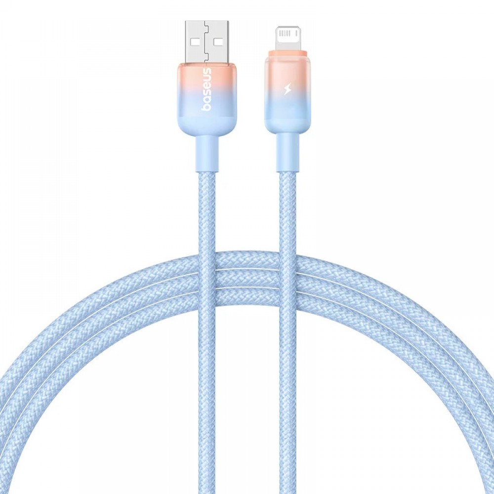 Дата кабель Baseus Discolor Series Fast Charging USB to Lightning 2.4A (1m) (P10374900)