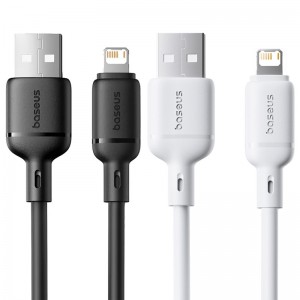 Дата кабель Baseus Silky Series OS Fast Charging USB to Lightning 2.4A (1m) (P1037770)