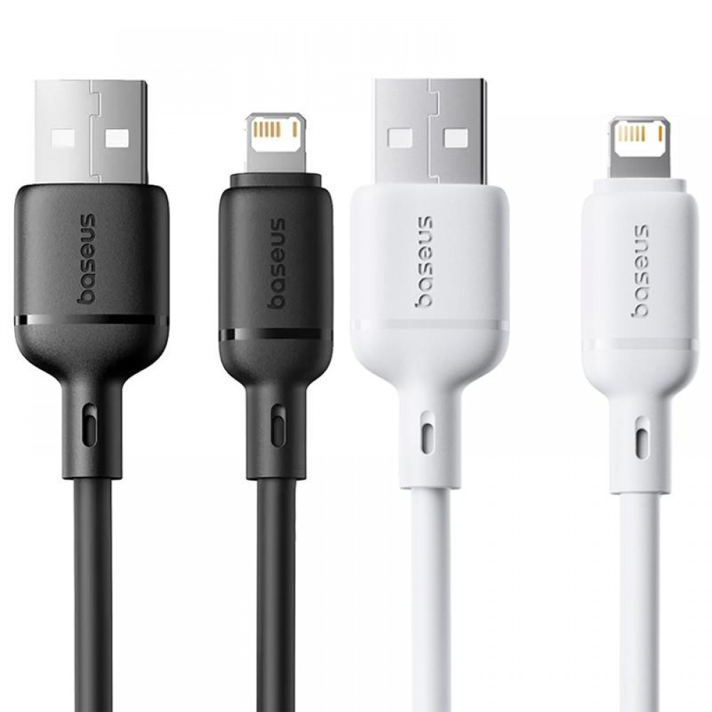 Дата кабель Baseus Silky Series OS Fast Charging USB to Lightning 2.4A (2m) (P1037770)
