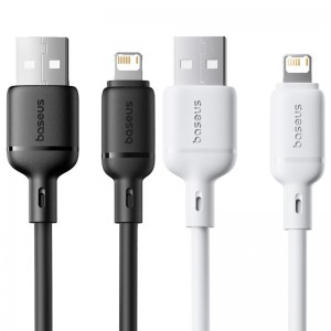 Дата кабель Baseus Silky Series OS Fast Charging USB to Lightning 2.4A (2m) (P1037770)