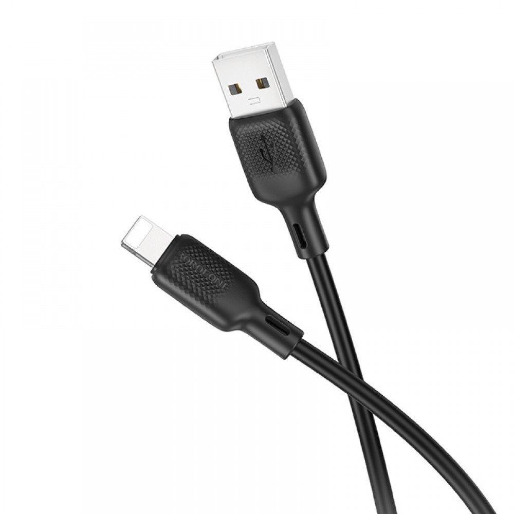 Дата кабель Borofone BX113 Lenny USB to Lightning 2.4A (3m)