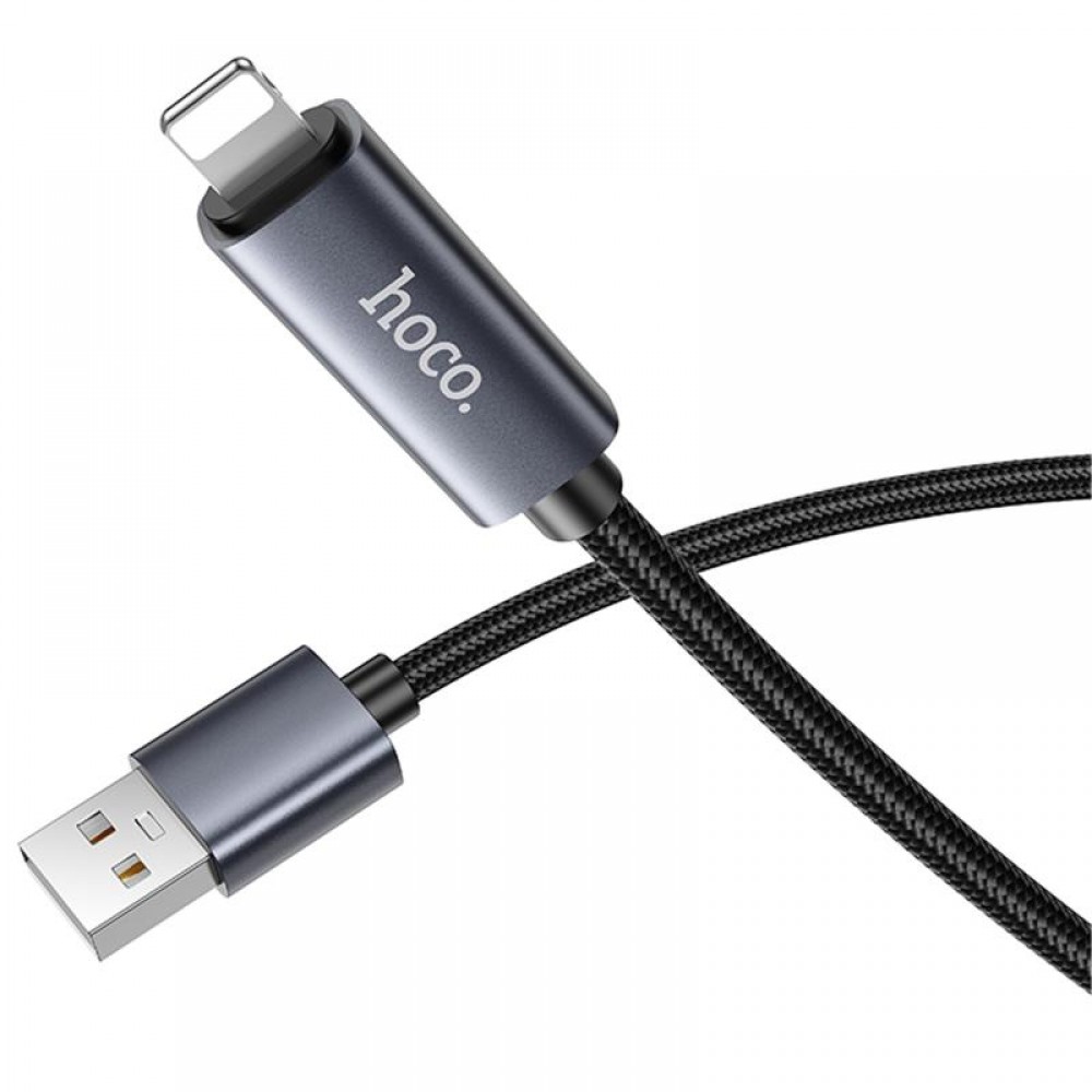 Дата кабель Hoco X112 Favor with display USB to Lightning 2.4A (1m) Дата кабель Hoco X112 Favor with display USB to Lightning 2.4A (1m)