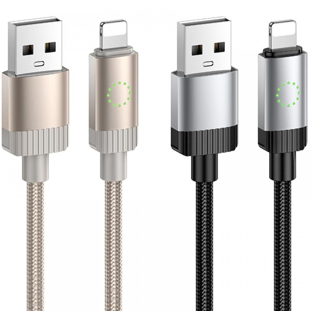 Дата кабель Hoco X117 Star USB to Lightning 2.4A (1m)