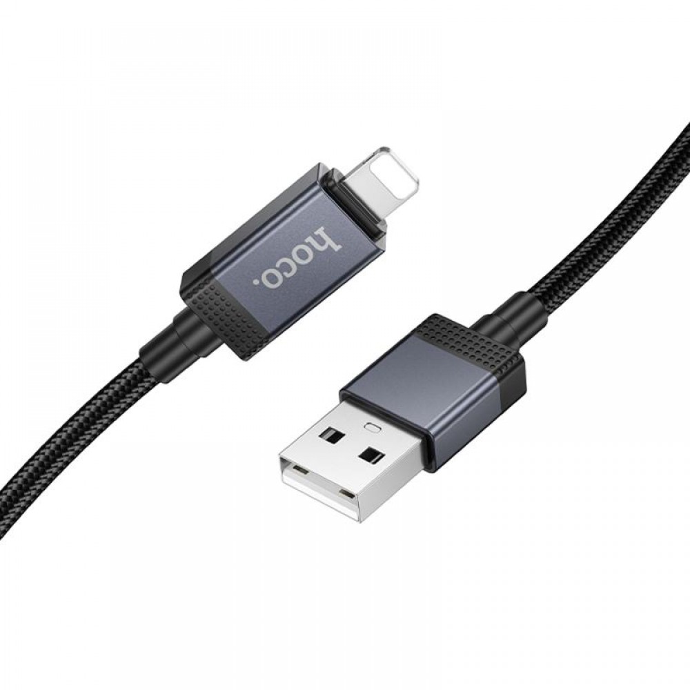 Дата кабель Hoco X118 Generous with display USB to Lightning 2.4A (1m) Дата кабель Hoco X118 Generous with display USB to Lightning 2.4A (1m)
