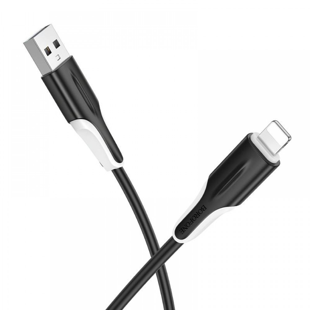 Дата кабель Borofone BX119 New USB to Lightning 2.4A (1m)