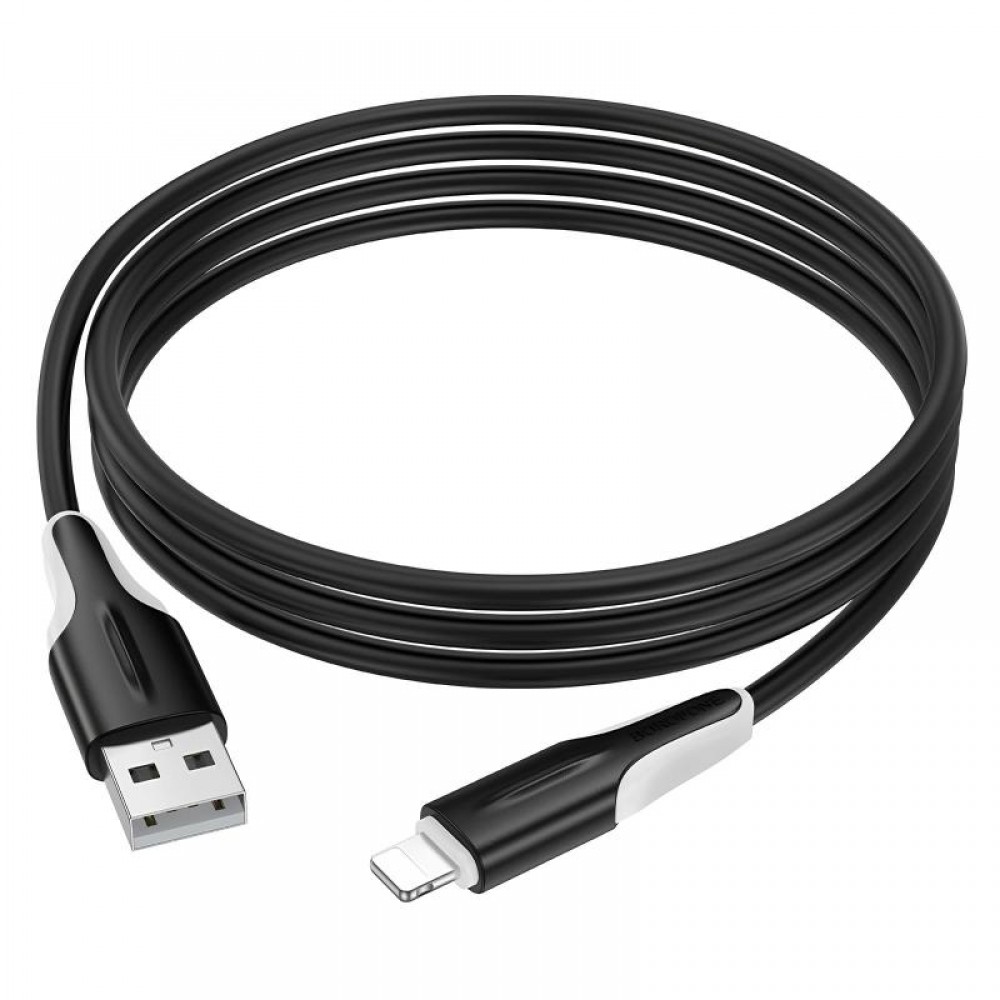 Дата кабель Borofone BX119 New USB to Lightning 2.4A (1m)