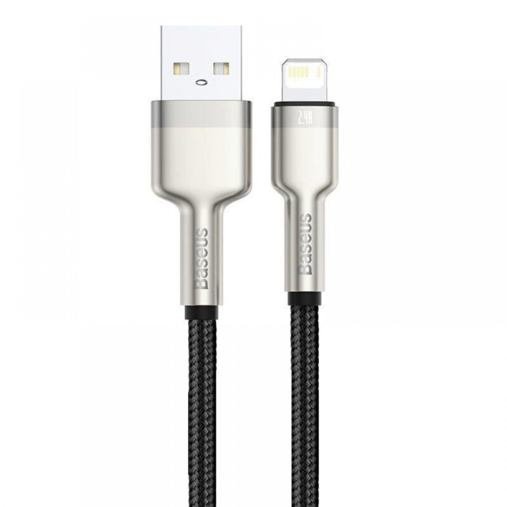 Дата кабель Baseus Cafule Series Metal USB to Lightning 2.4A (0.25m) (CALJK-0)