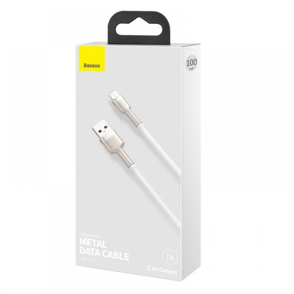 Дата кабель Baseus Cafule Series Metal USB to Lightning 2.4A (2m) (CALJK-B0)