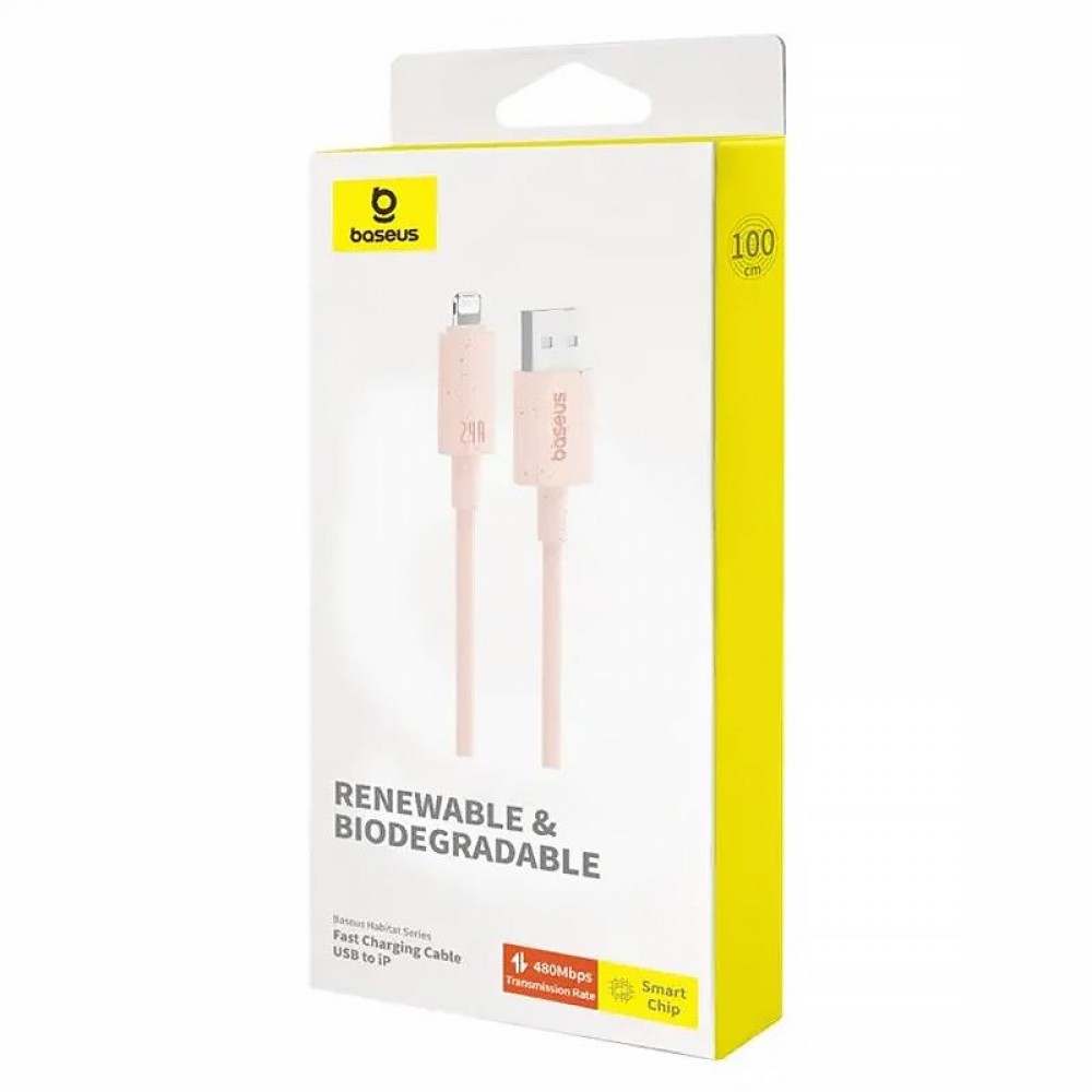 Дата кабель Baseus Habitat Series Fast Charging USB to Lightning 2.4A (2m) (P10360200)
