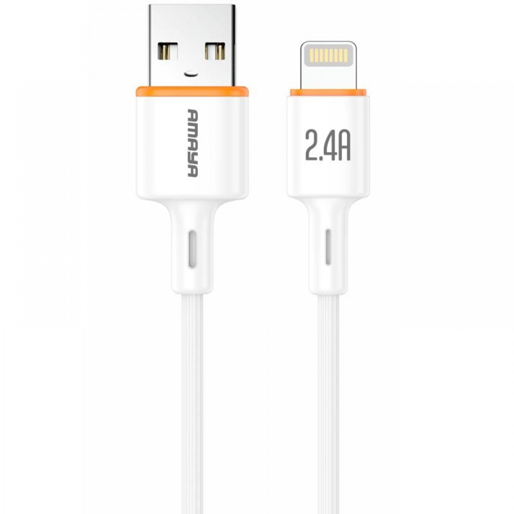 Дата кабель Amaya L66 USB to Lightning 2.4A (1m)
