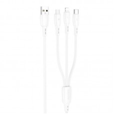 Дата кабель Borofone BX71 USB to 3in1 (1m)