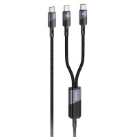 Дата кабель Hoco U139 Type-C to Type-C/Type-C 100W (1.2m)
