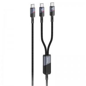 Дата кабель Hoco U139 Type-C to Type-C/Type-C 100W (1.2m)