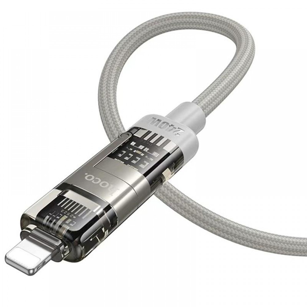 Дата кабель Hoco U151 Goldsmith 4in1 Type-C to USB/Type-C to Lightning 240W (1.2m)
