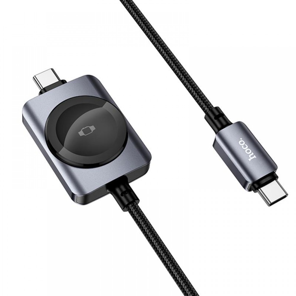 Дата кабель Hoco CW66 2in1 Type-C to iWatch/Type-C PD100W (1.2m)