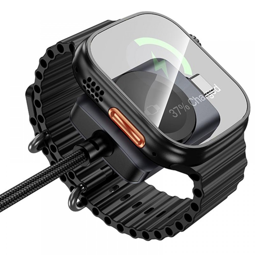 Дата кабель Hoco CW66 2in1 Type-C to iWatch/Type-C PD100W (1.2m)
