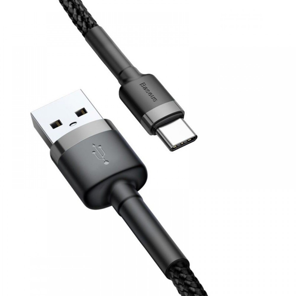 Дата кабель Baseus Cafule Type-C Cable 2A (2m) (CATKLF-C)