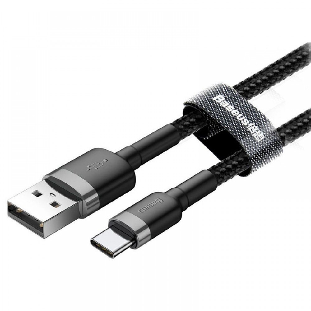 Дата кабель Baseus Cafule Type-C Cable 2A (2m) (CATKLF-C)