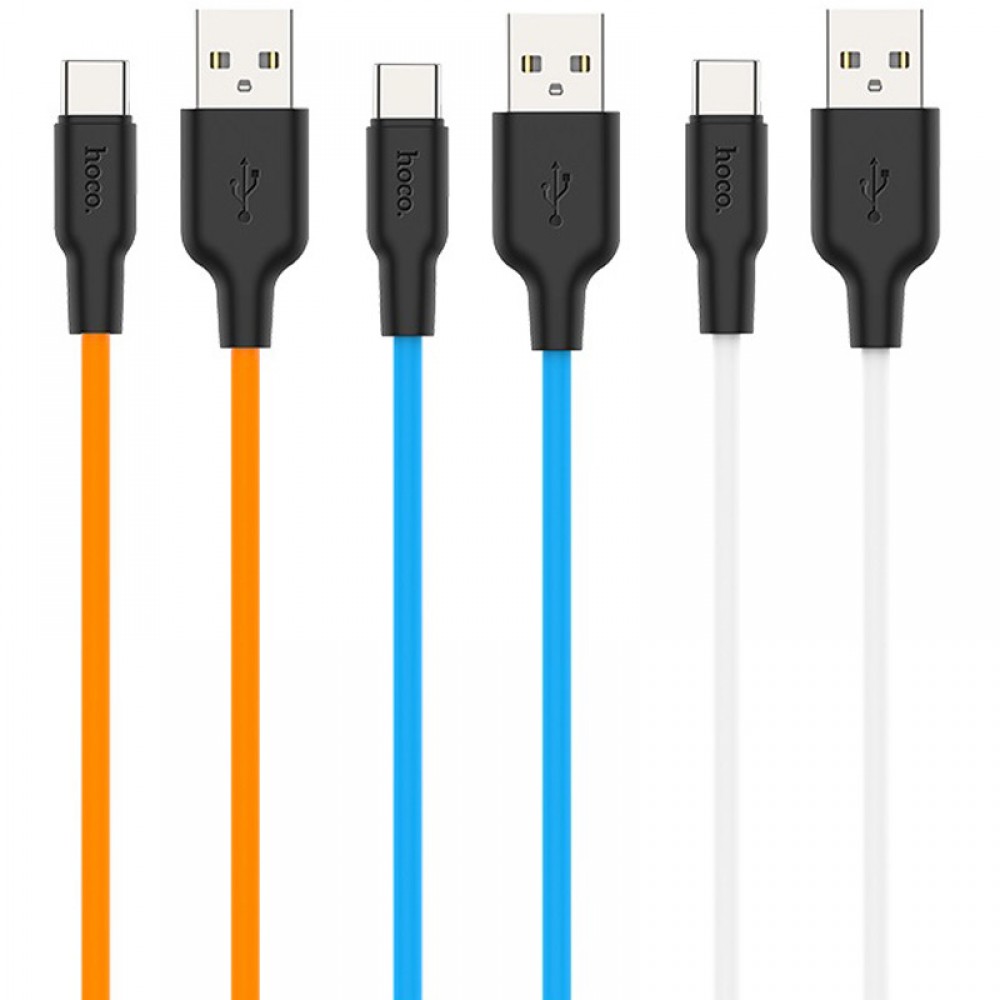 Дата кабель Hoco X21 Plus Silicone Type-C Cable (2m) Дата кабель Hoco X21 Plus Silicone Type-C Cable (2m)