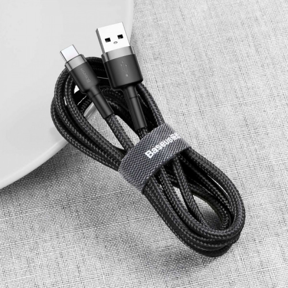 Дата кабель Baseus Cafule Type-C Cable 2A (3m) (CATKLF-U)
