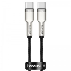 Дата кабель Baseus Cafule Series Metal Type-C to Type-C 100W (1m) (CATJK-C)