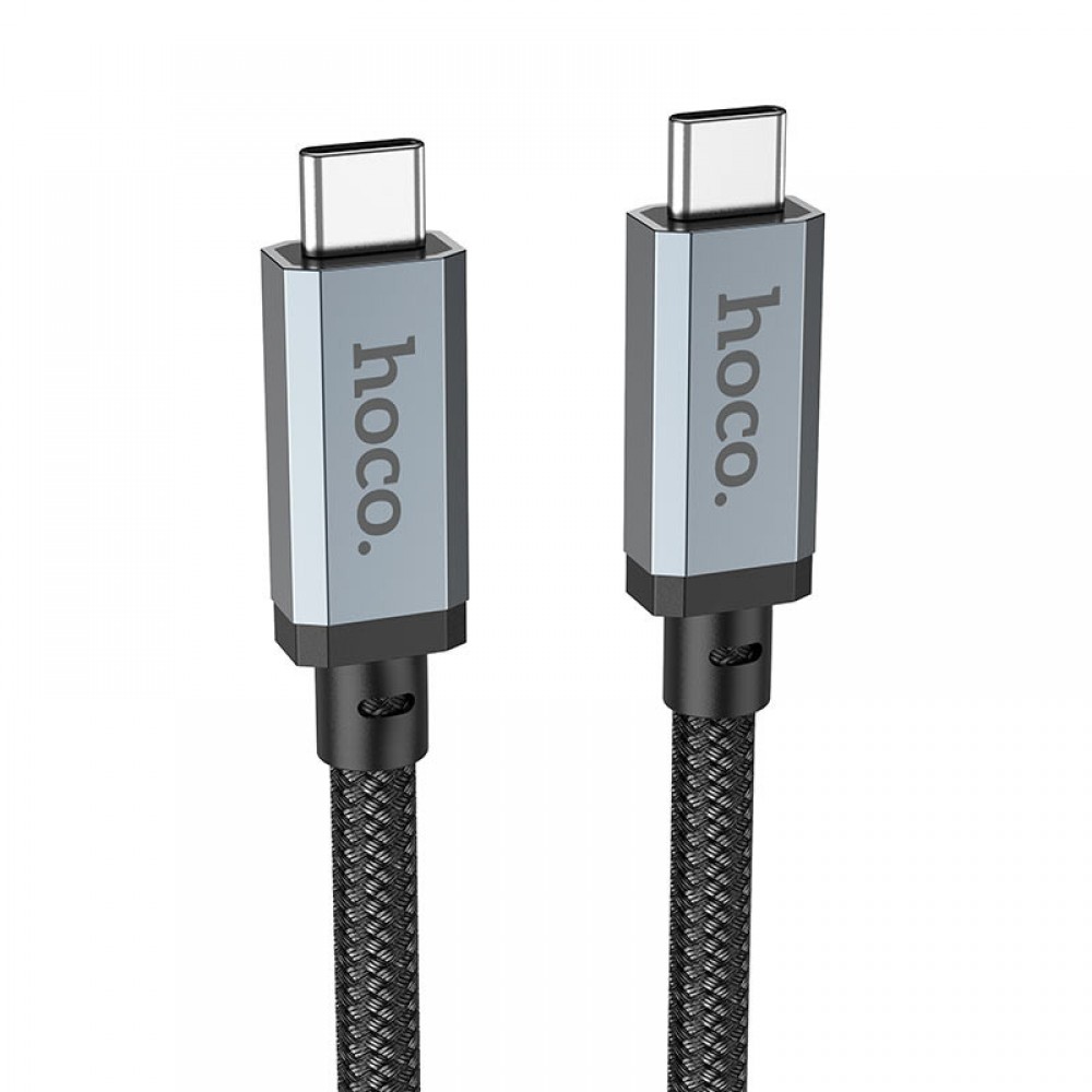 Дата кабель Hoco US05 Type-C to Type-C 100W USB4 40Gbps (1m) Дата кабель Hoco US05 Type-C to Type-C 100W USB4 40Gbps (1m)