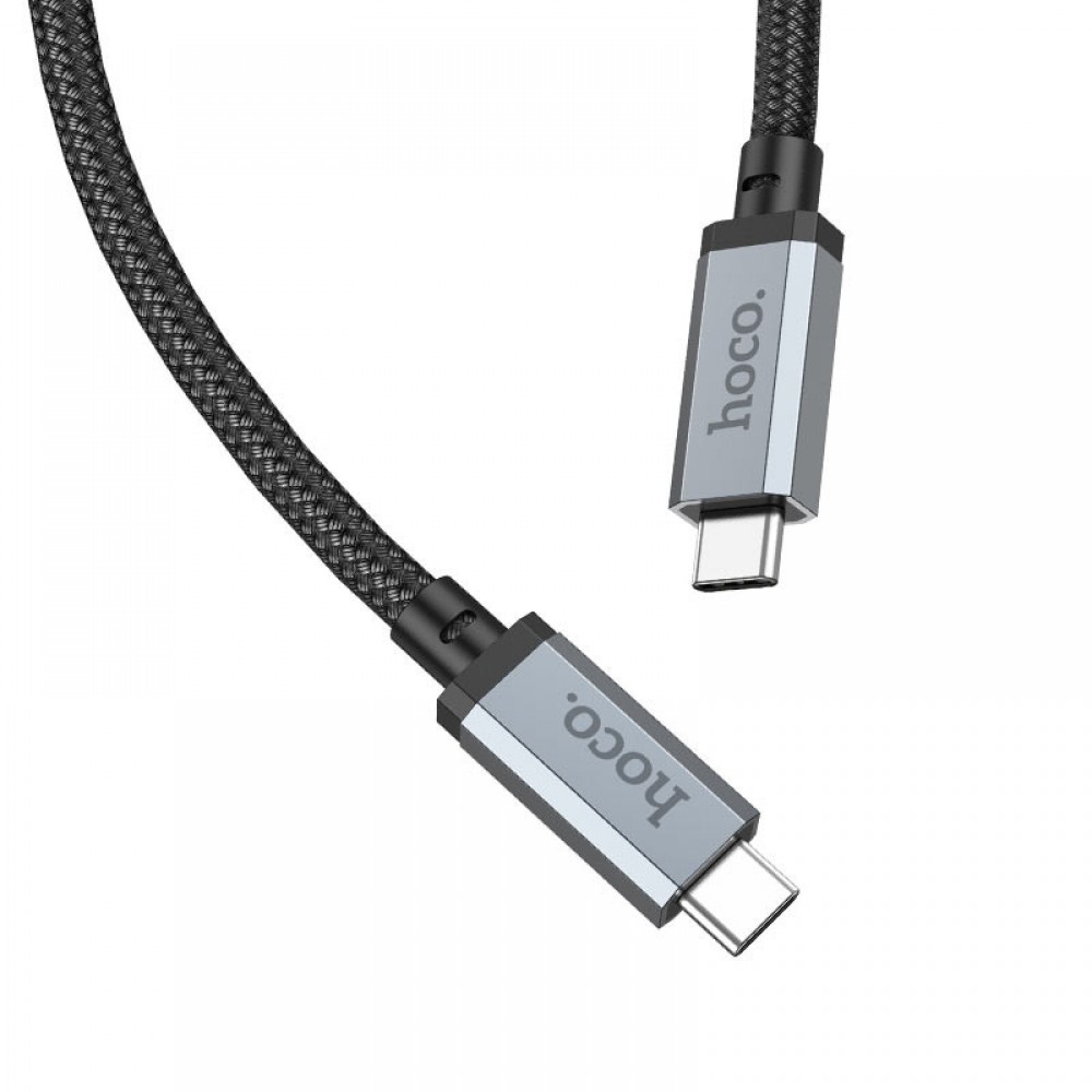 Дата кабель Hoco US05 Type-C to Type-C 100W USB4 40Gbps (1m)