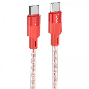 Дата кабель Hoco X99 Crystal Junction Type-C to Type-C 60W (1m)