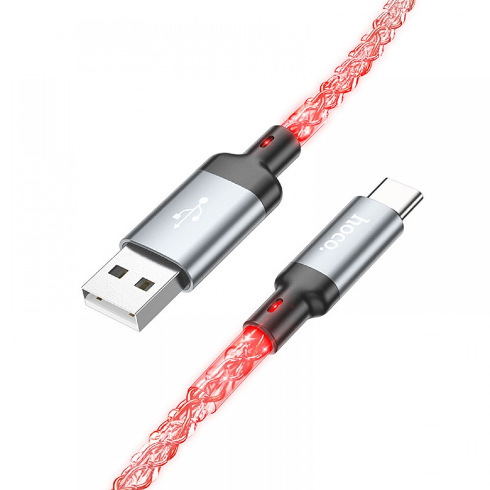 Дата кабель Hoco U112 Shine 2.4A USB to Type-C (1m)